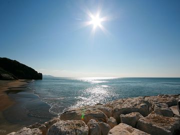 Beach in the sun