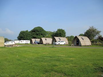 Lots of space around the pods