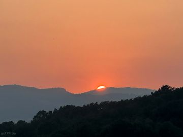 Sunset over tramonto