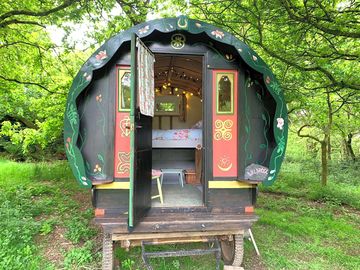 Decorative gypsy caravan