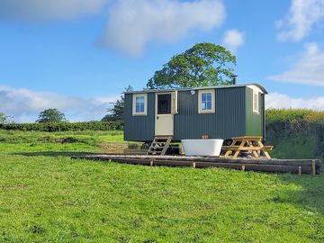 The new Musterer's hut with outdoor bath