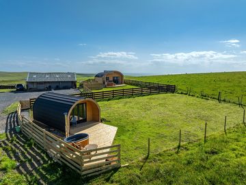 View of eden pod with josie-jane in the background