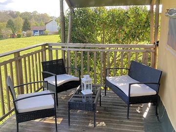 Wooden veranda