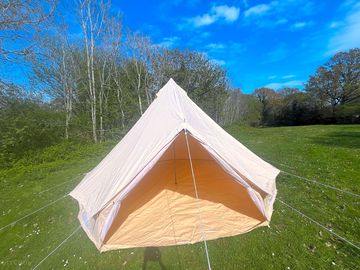 Basic bell tent – bring all your own kit