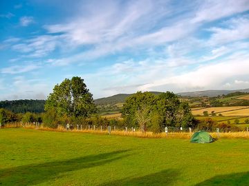Our wonderful sunrise with amazing views. pitch 10, always a favourite spot