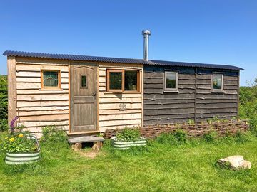 Lovely handmade wooden shepherd's hut
