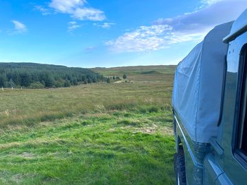 Stunning canopy view from your pitch