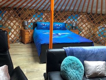 Yurt interior