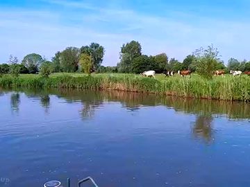Water bij camping aan de linge