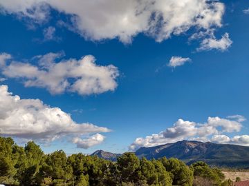 Mountain view from the site