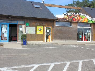 Supermarket and reception
