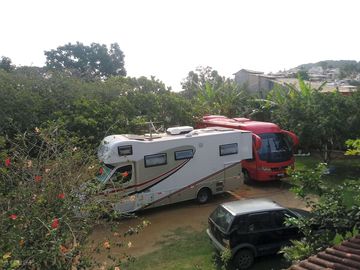 Space for large motorhomes