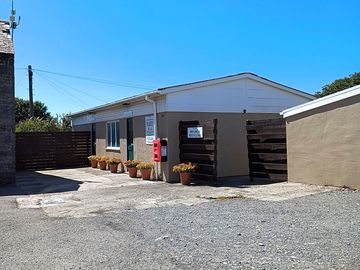 Shower and toilet block