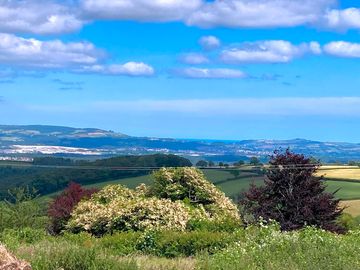 View from the glamping site