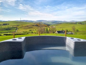 Scandinavian wood fired hot tub