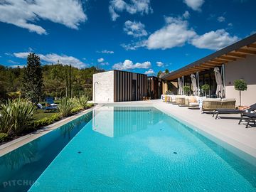 The pool and sundeck