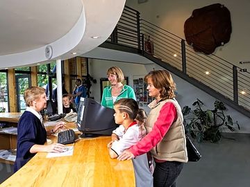 Park reception area.