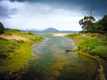Ria del ason and the estuary, a marsh area famous for its migrating birds