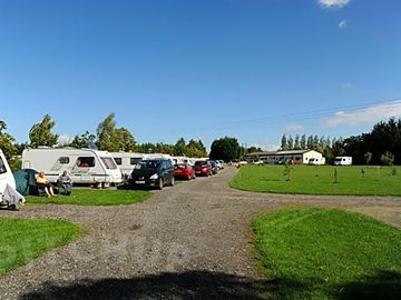 Hard standing hook up area