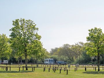 Spacious pitches in tranquil surroundings