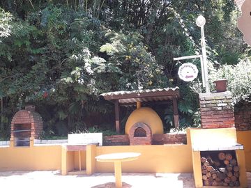 Shared outdoor kitchen
