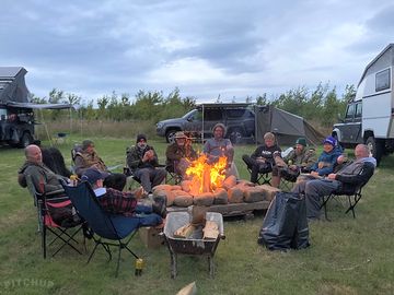 Sitting around the campfire