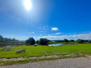 Campbell and Knox in the summer sunshine.