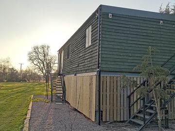 Toilet and shower building