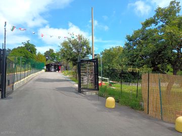 Entrance to the site