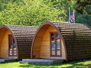 Wooden pod exteriors
