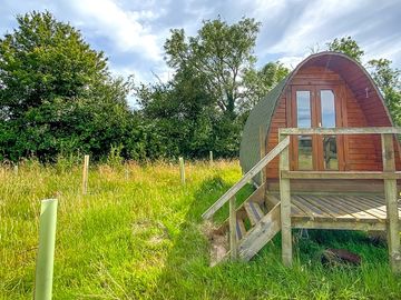 One of the camping pods