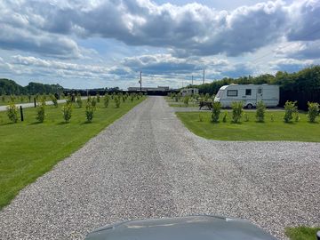 Track to the pitches