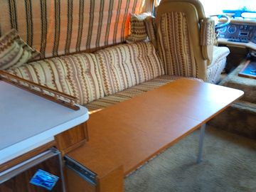 Sofa and table