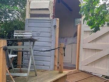 Deck and seating area