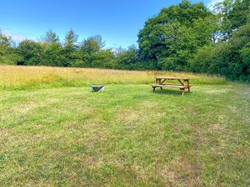 Hare's hideaway grass pitch