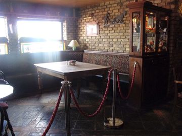 The lounge in the white house pub
