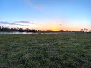 Sunset at oakwood marina