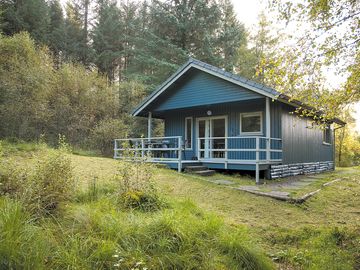 Large verandah at the front of the chalet