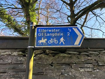 Blue sign