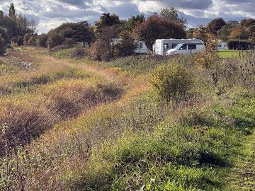 Water side pitches close to nature