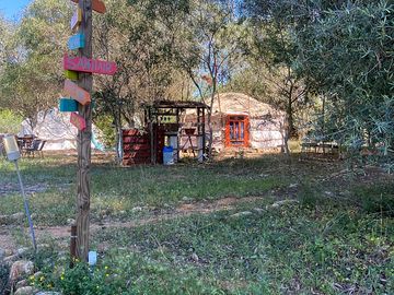 View at the yurt