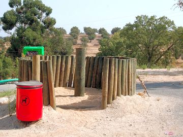 Toilet area for dogs
