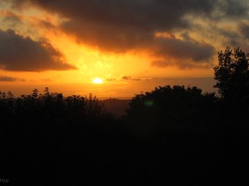 Sunset from the tent