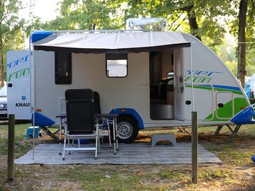Shaded touring pitch