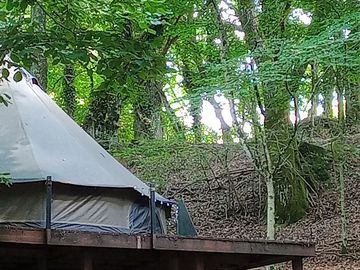 Tenda montata