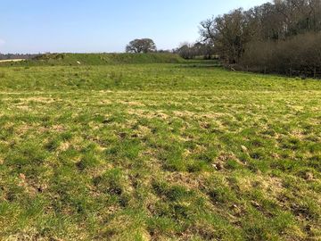 Rural meadow setting, adjacent to fields and heronshaw house