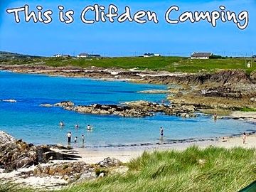 Clifden camping on the beach