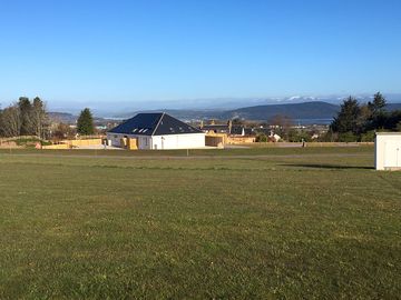 View from hardstanding pitch