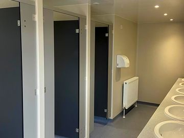 Women's toilet block