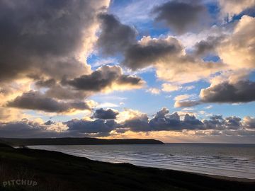 Woolacombe at sunset